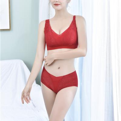 QB006-3D CUP BRA RED