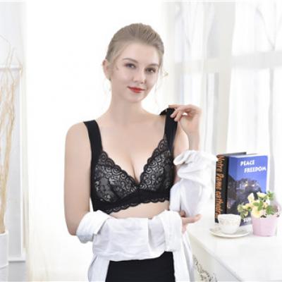 QB007 FRONT CLOSURE BRA BLACK